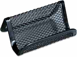 Amazon.com: Universal Mesh Metal Business Card Holder, Holds